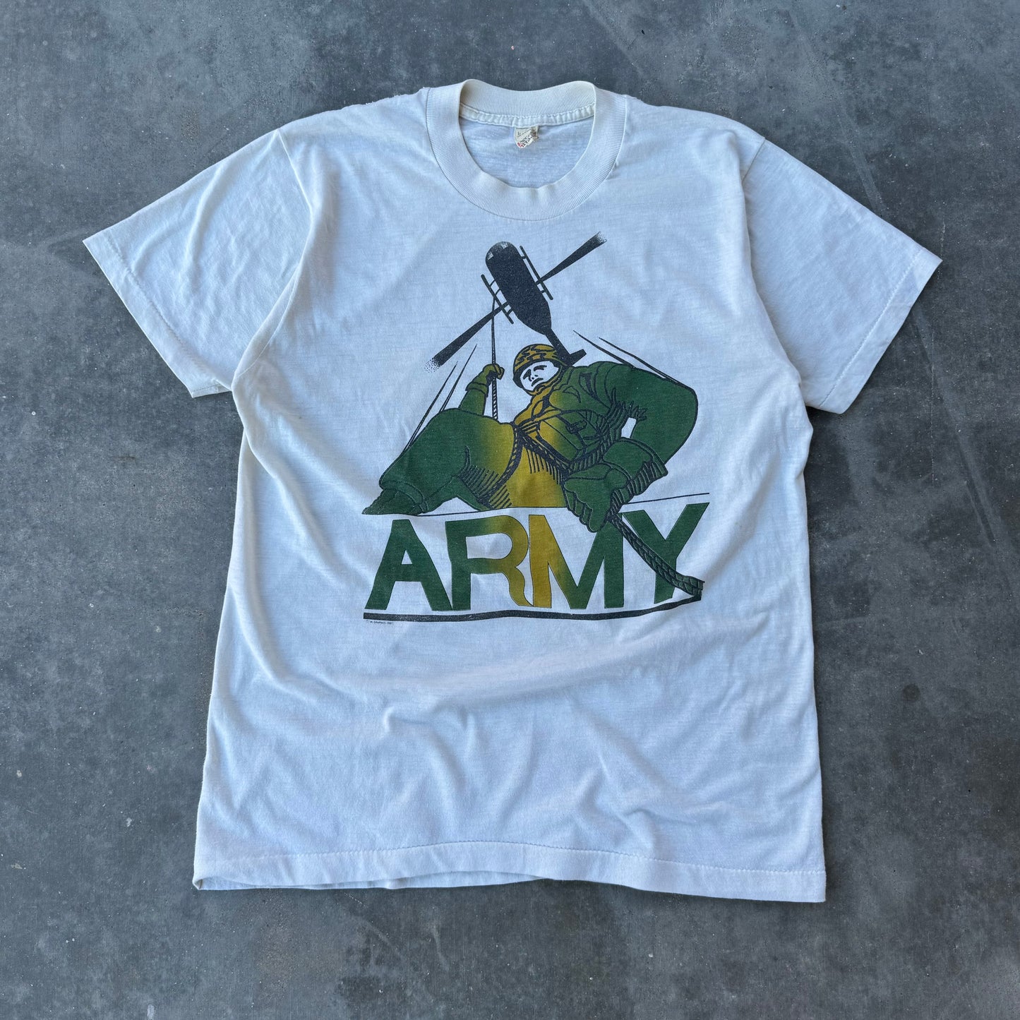 80s army tee