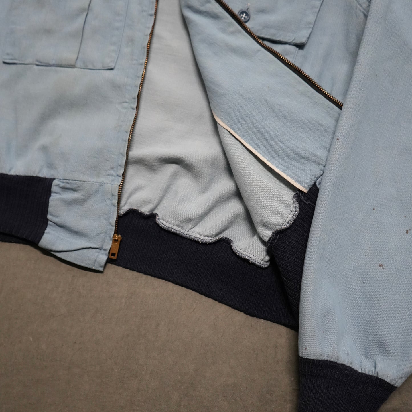 60s  yankshire two pocket chambray jacket