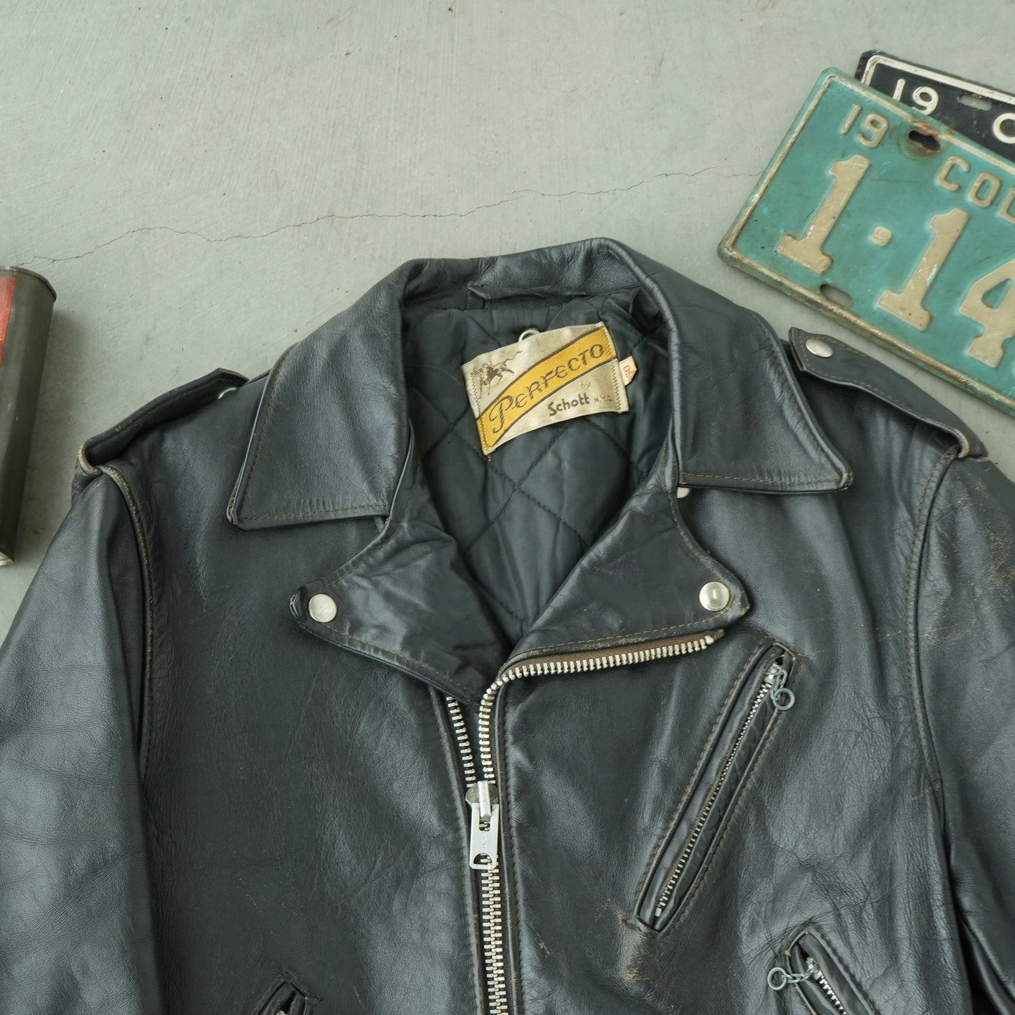 70s schott perfecto leather jacket