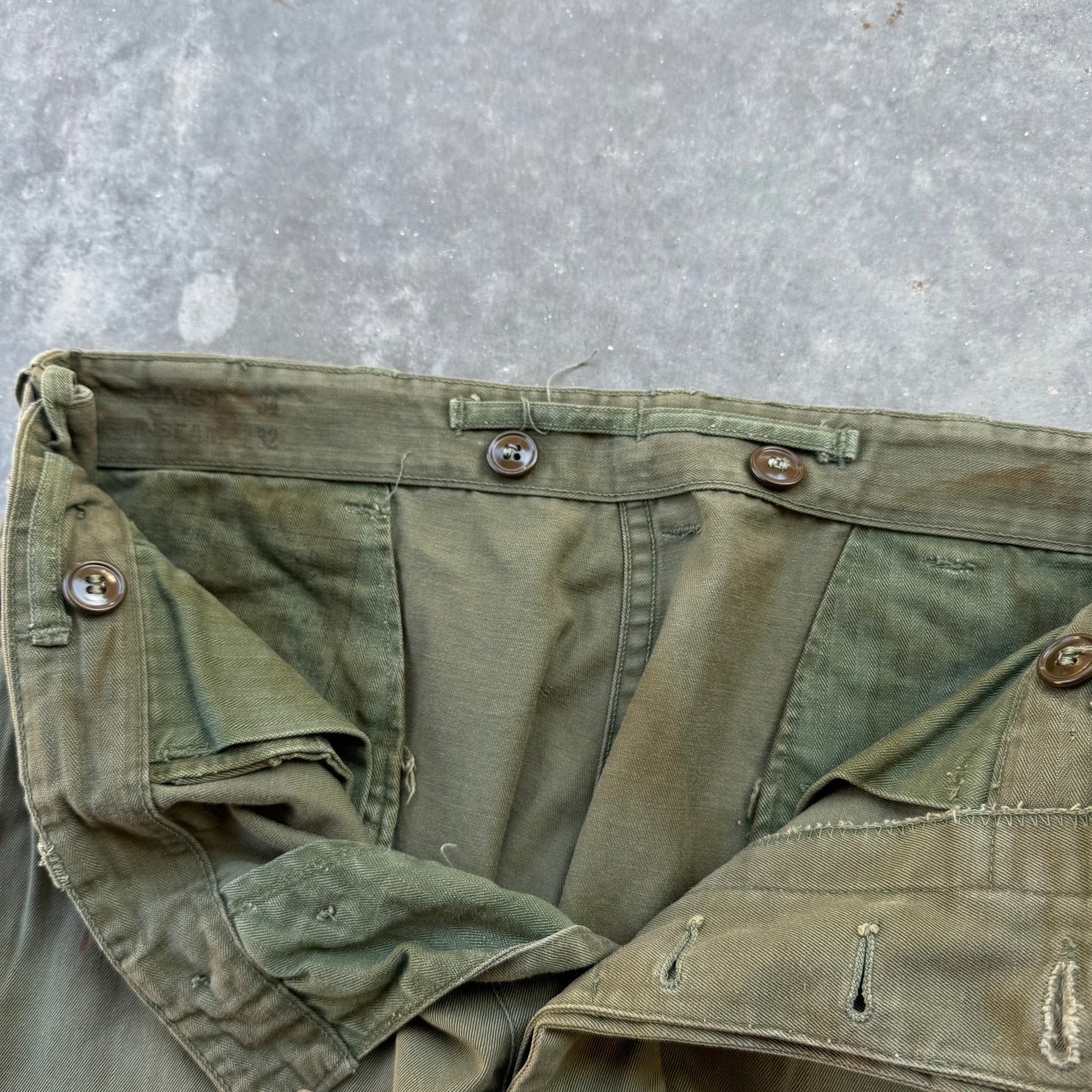 50s military pants