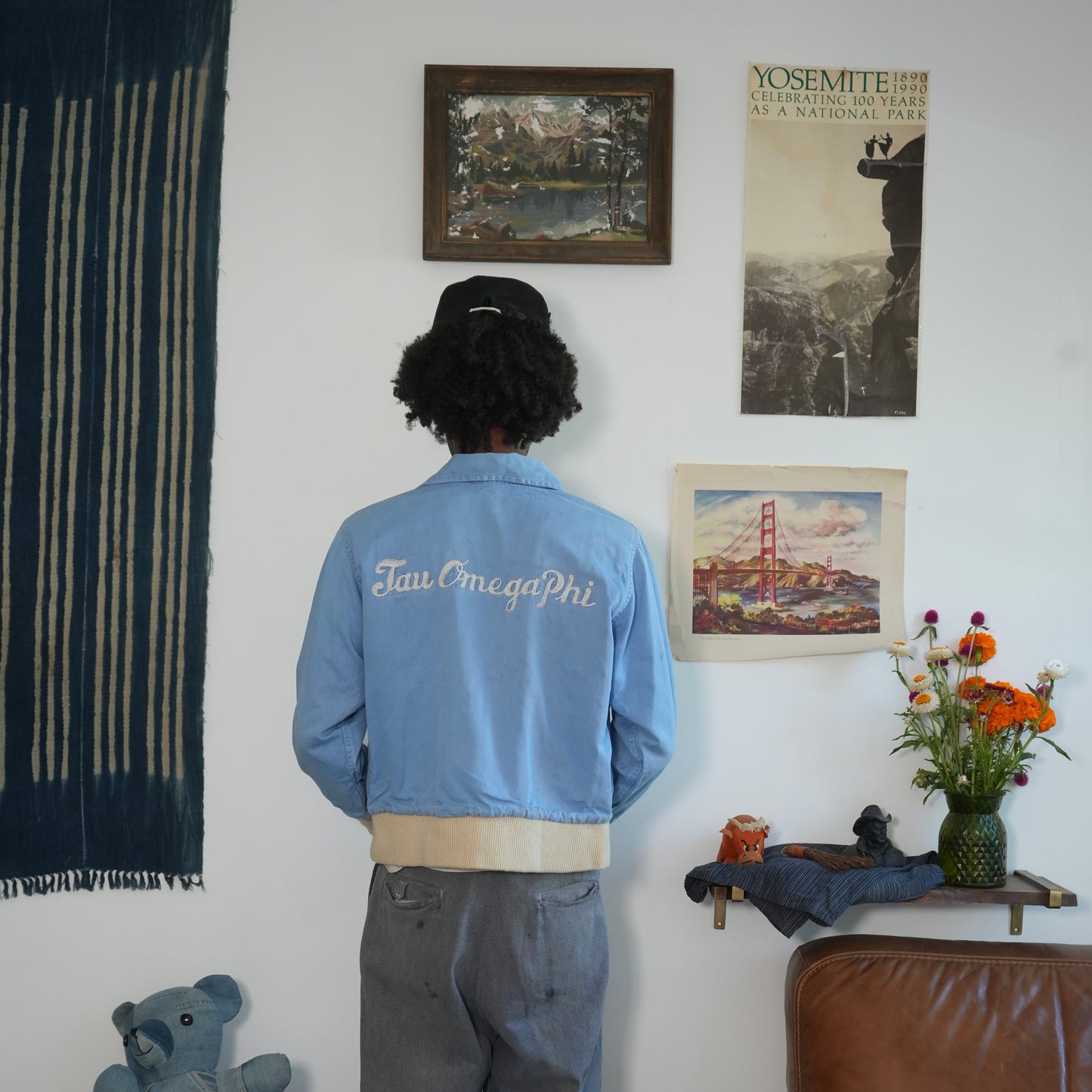 50s chainstitch fraternity jacket