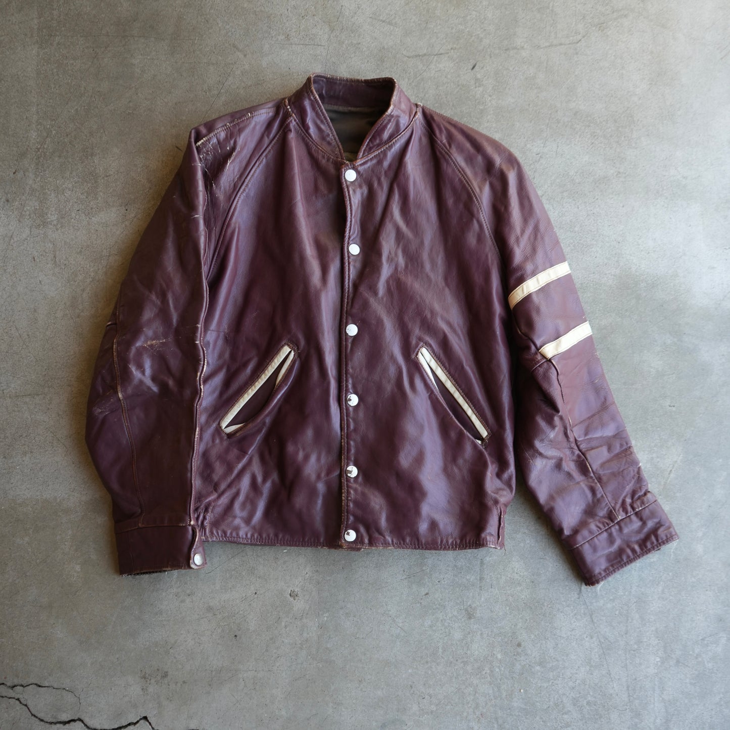 50s SMU leather jacket