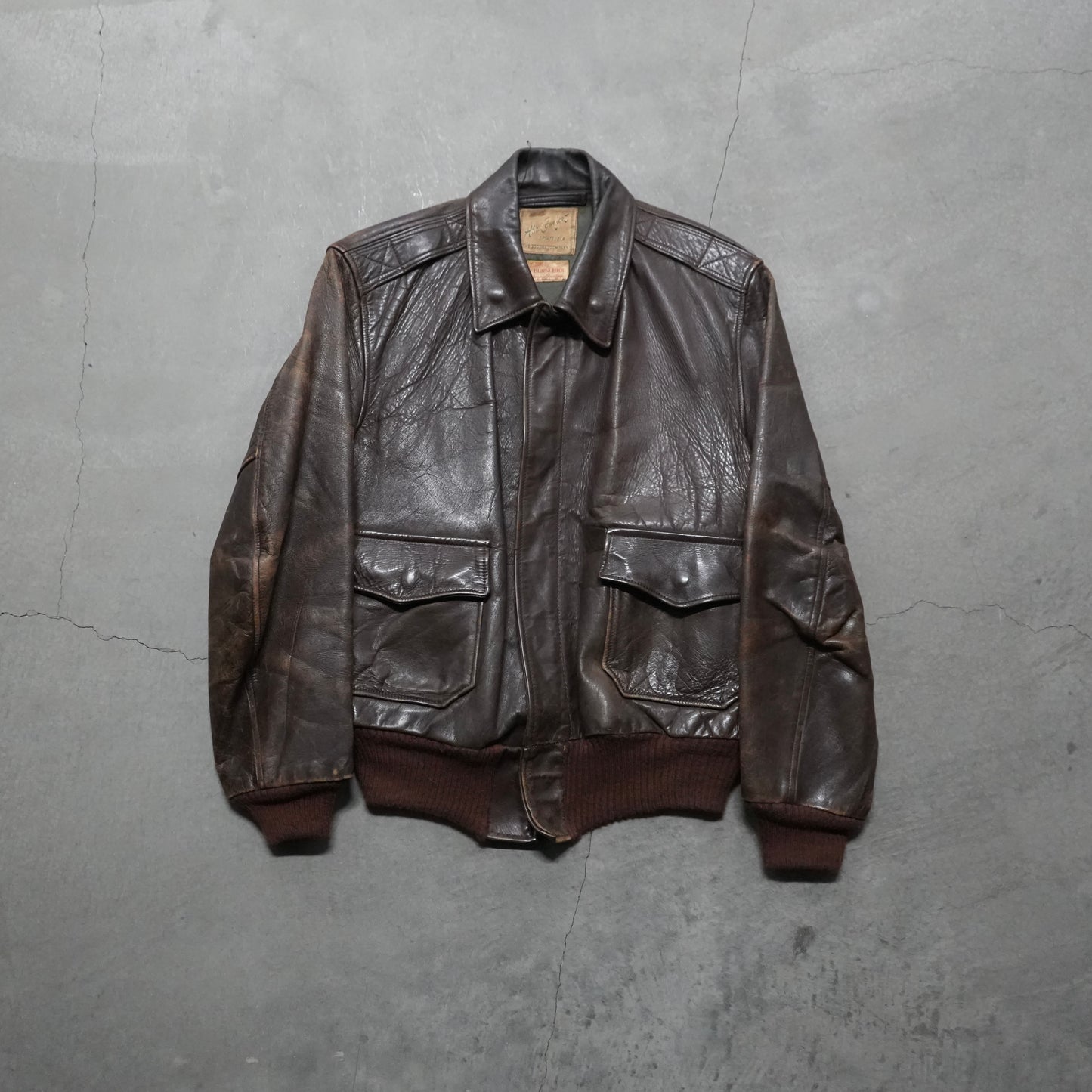 50s horsehide civilian a2 jacket ￼