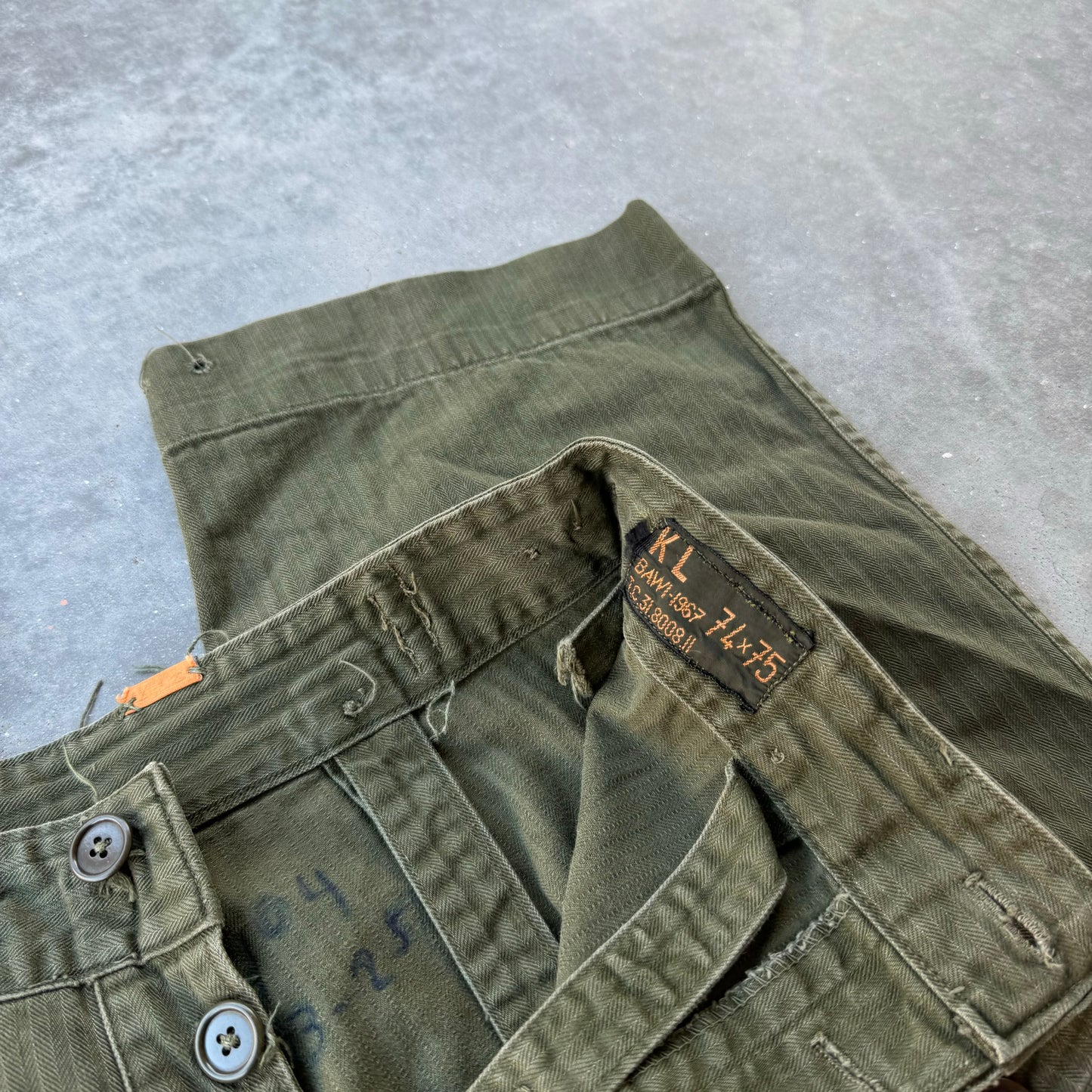 60s military cargo pants