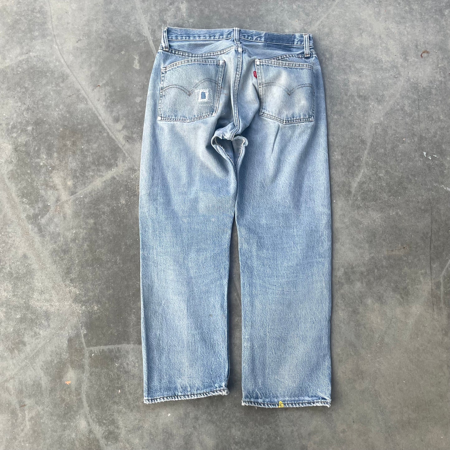 Levi’s Selvedge Patchwork Denim Jeans