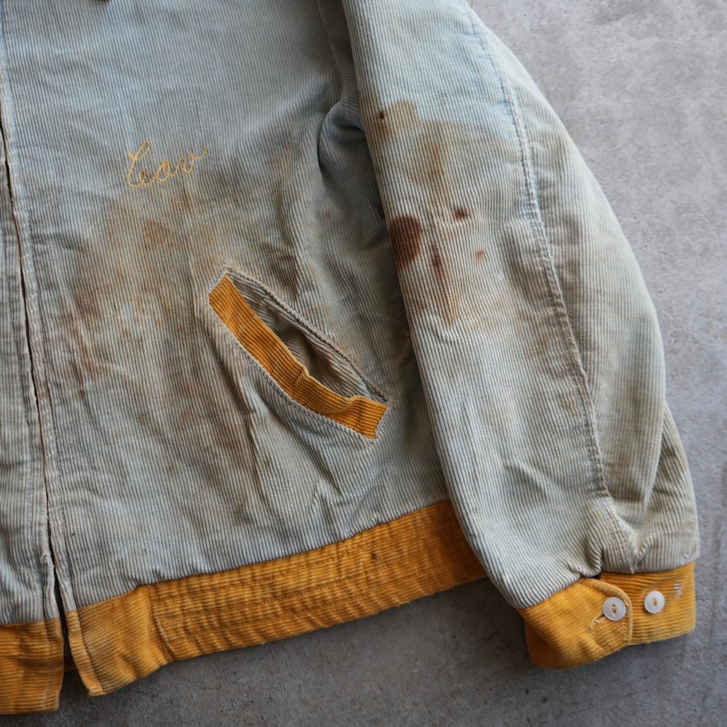 50s two tone corduroy jacket