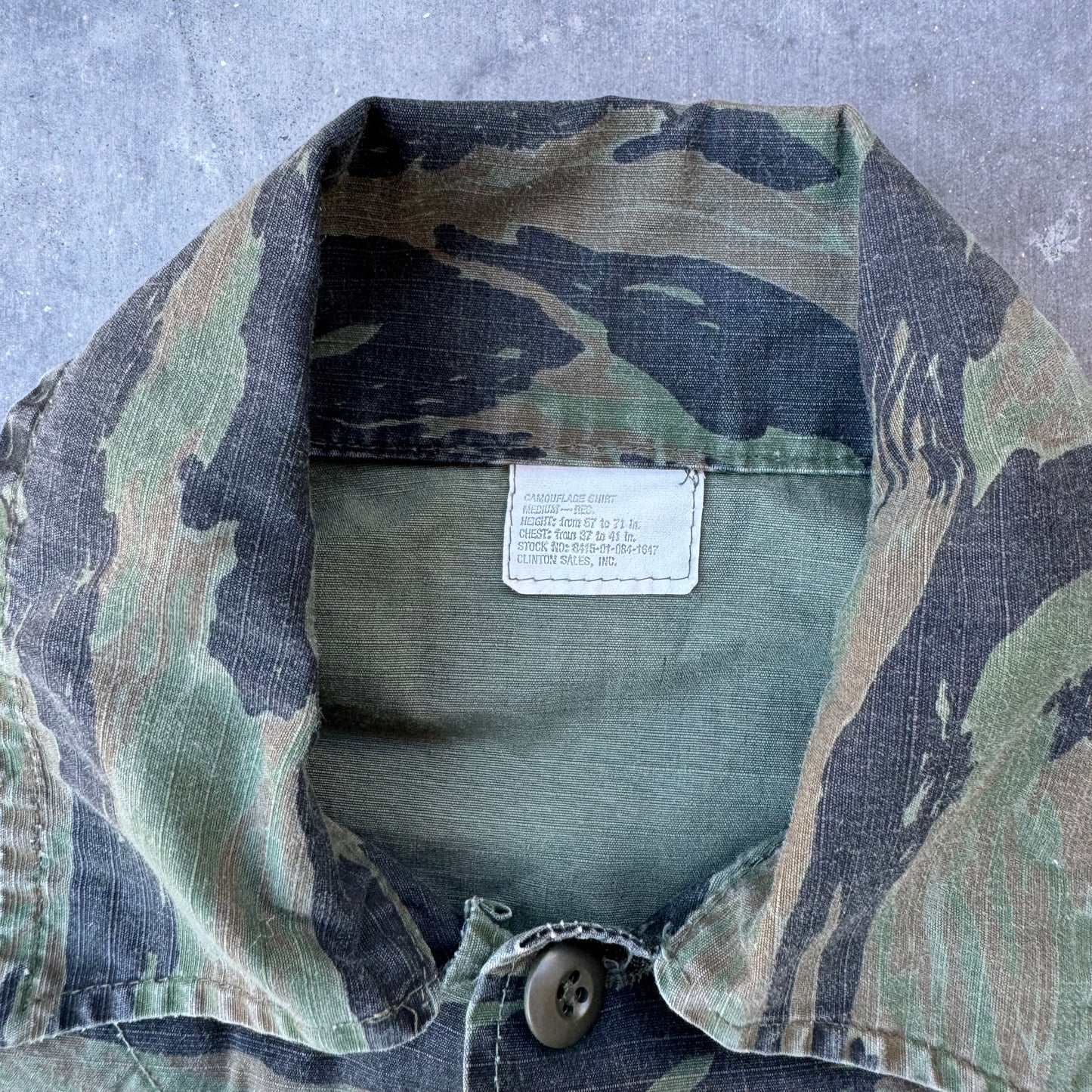 80s military camo jacket