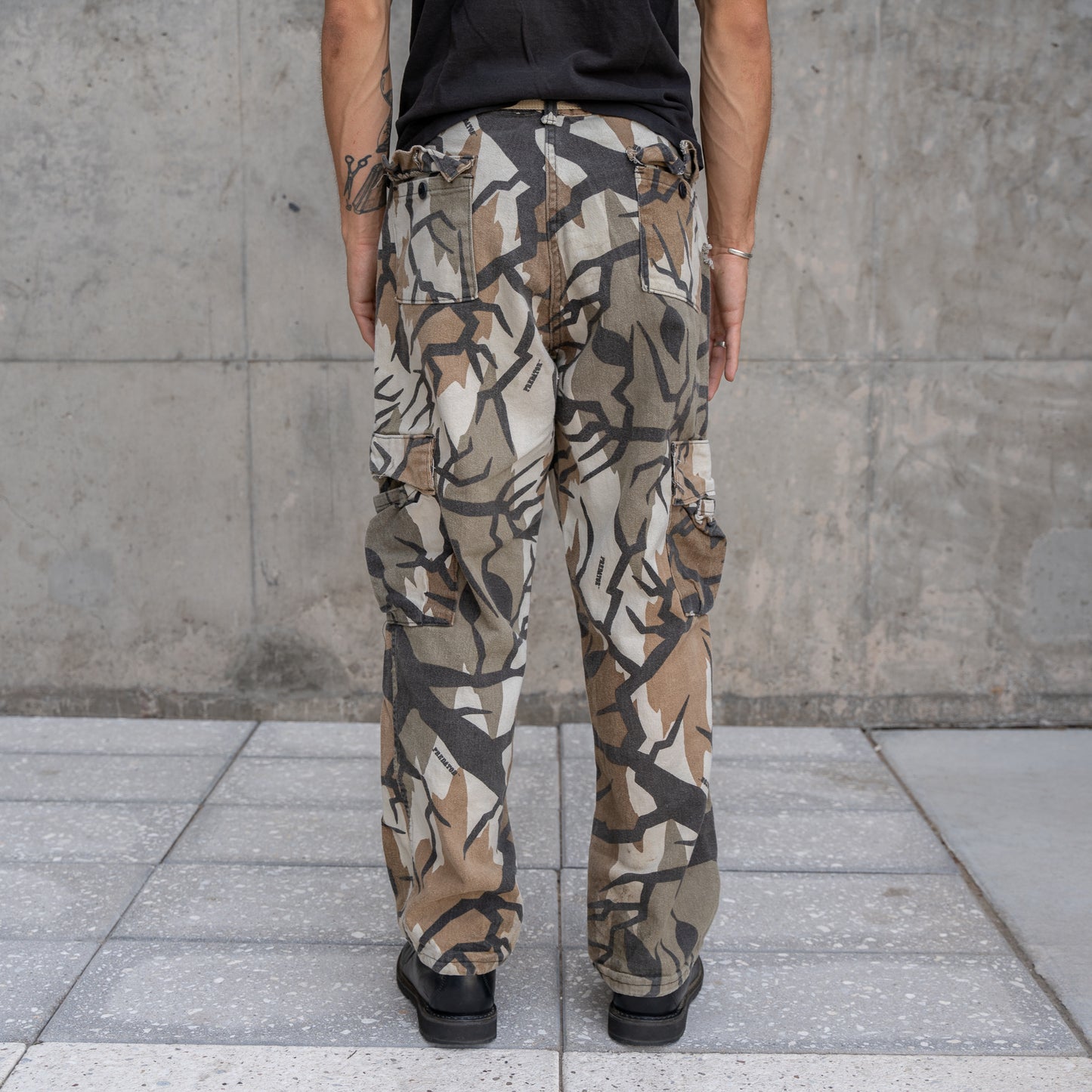 80s hunting camo cargo pants