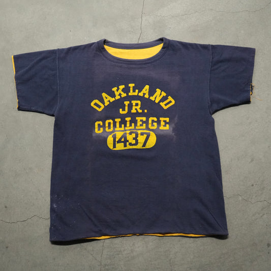50s oakland jr college reversible tee
