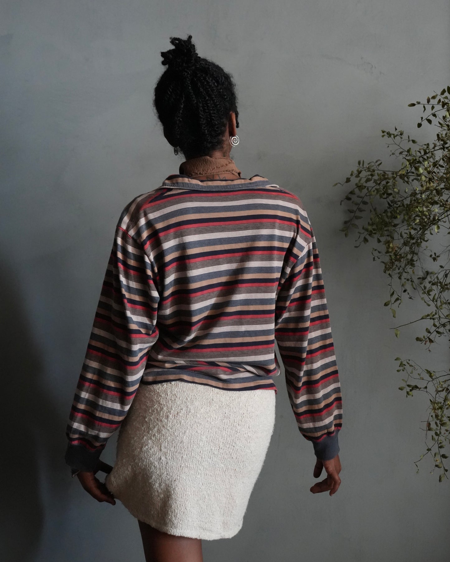 60s Striped Polo