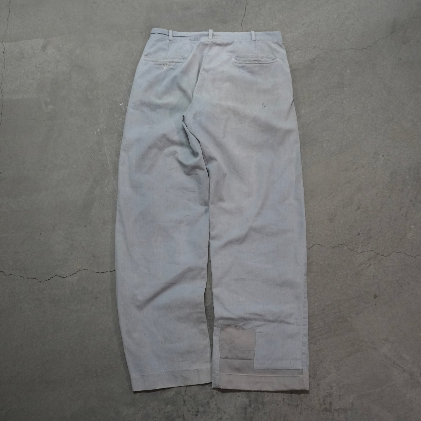 40s light blue hbt chinos