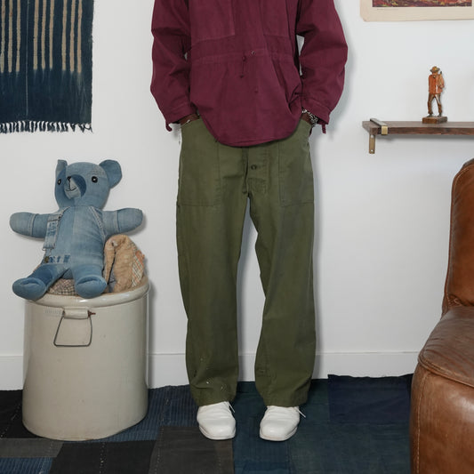 60s military coveralls converted to pants