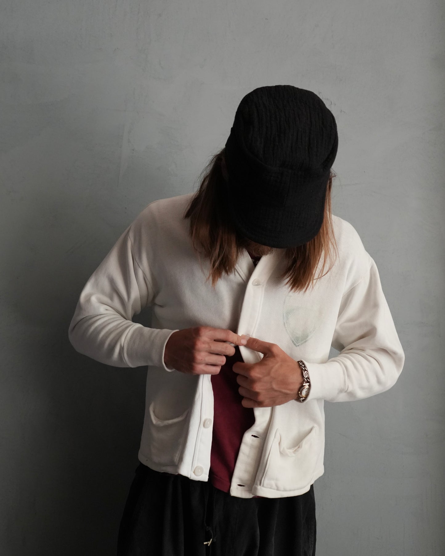 40s Champion Sweatshirt Cardigan