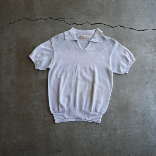50s cotton knit polo