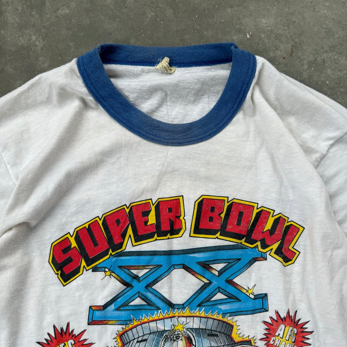 80s super bowl tee