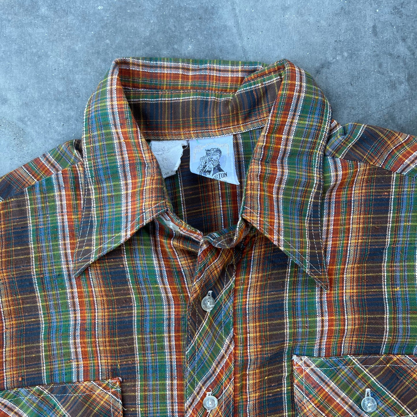 70s kennington button up