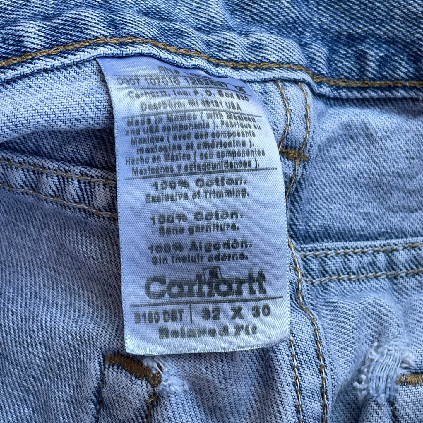 Carhartt Distressed Denim Jeans