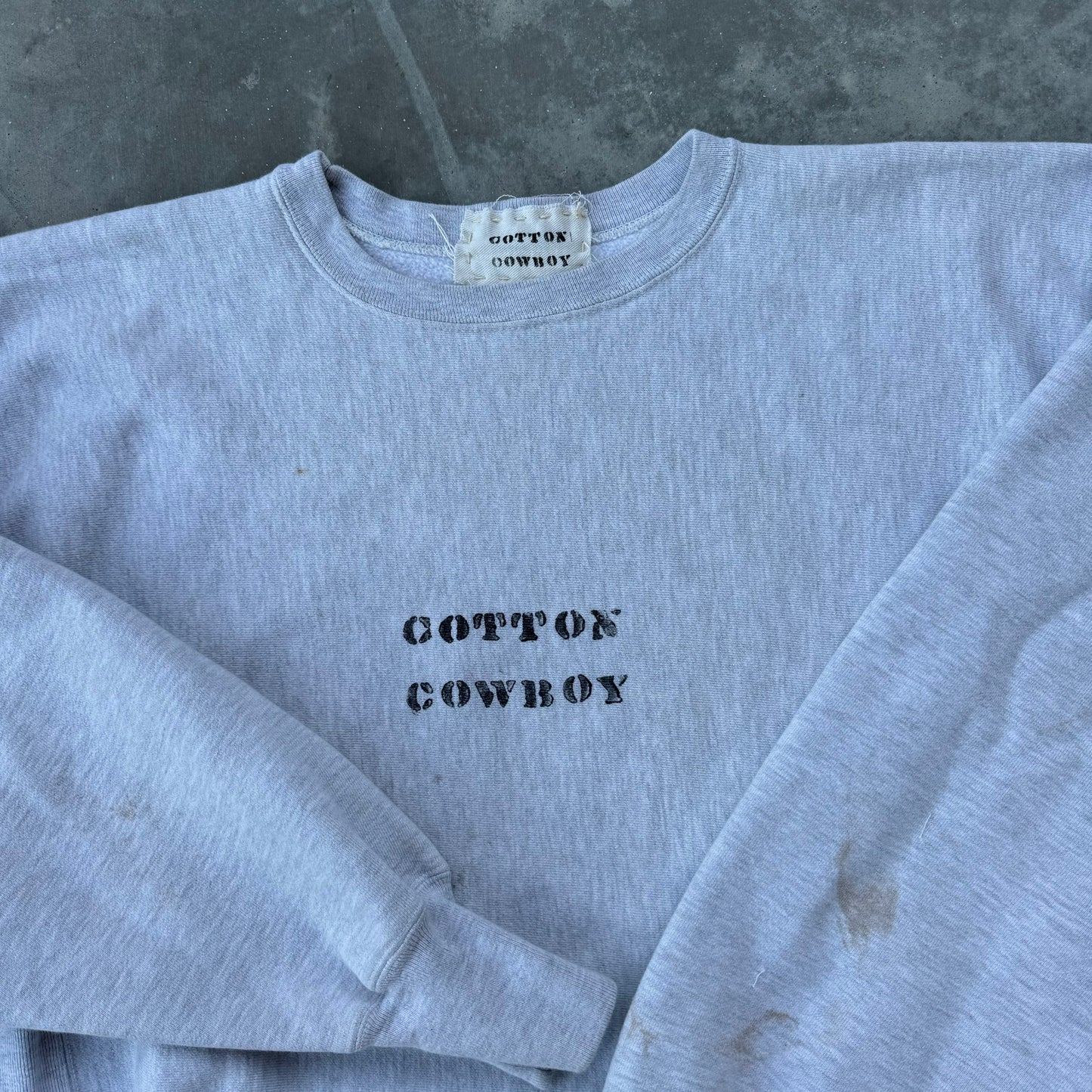 cotton cowboy reverse weave