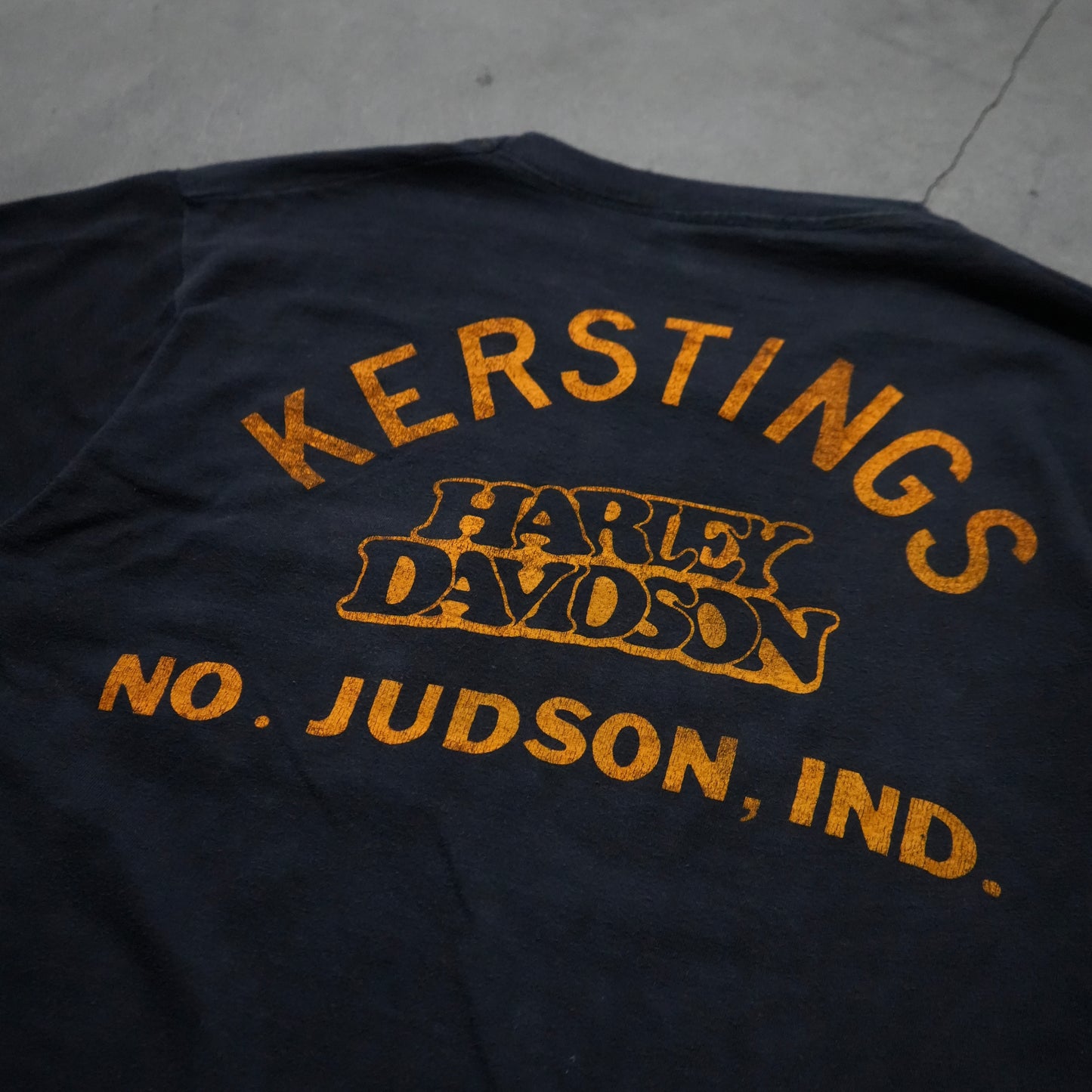 70s harley pocket tee