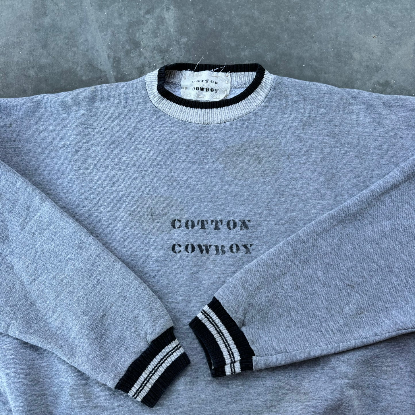 cotton cowboy crewneck