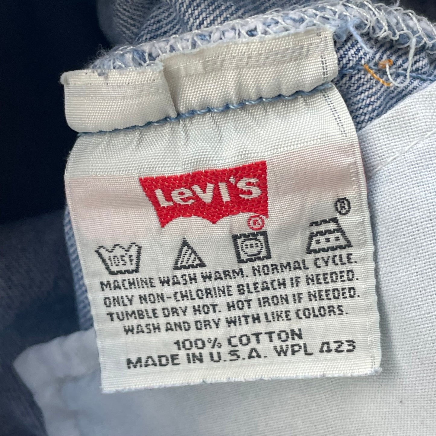 Paint Splattered Levi’s 501 Denim Jeans - Made in USA