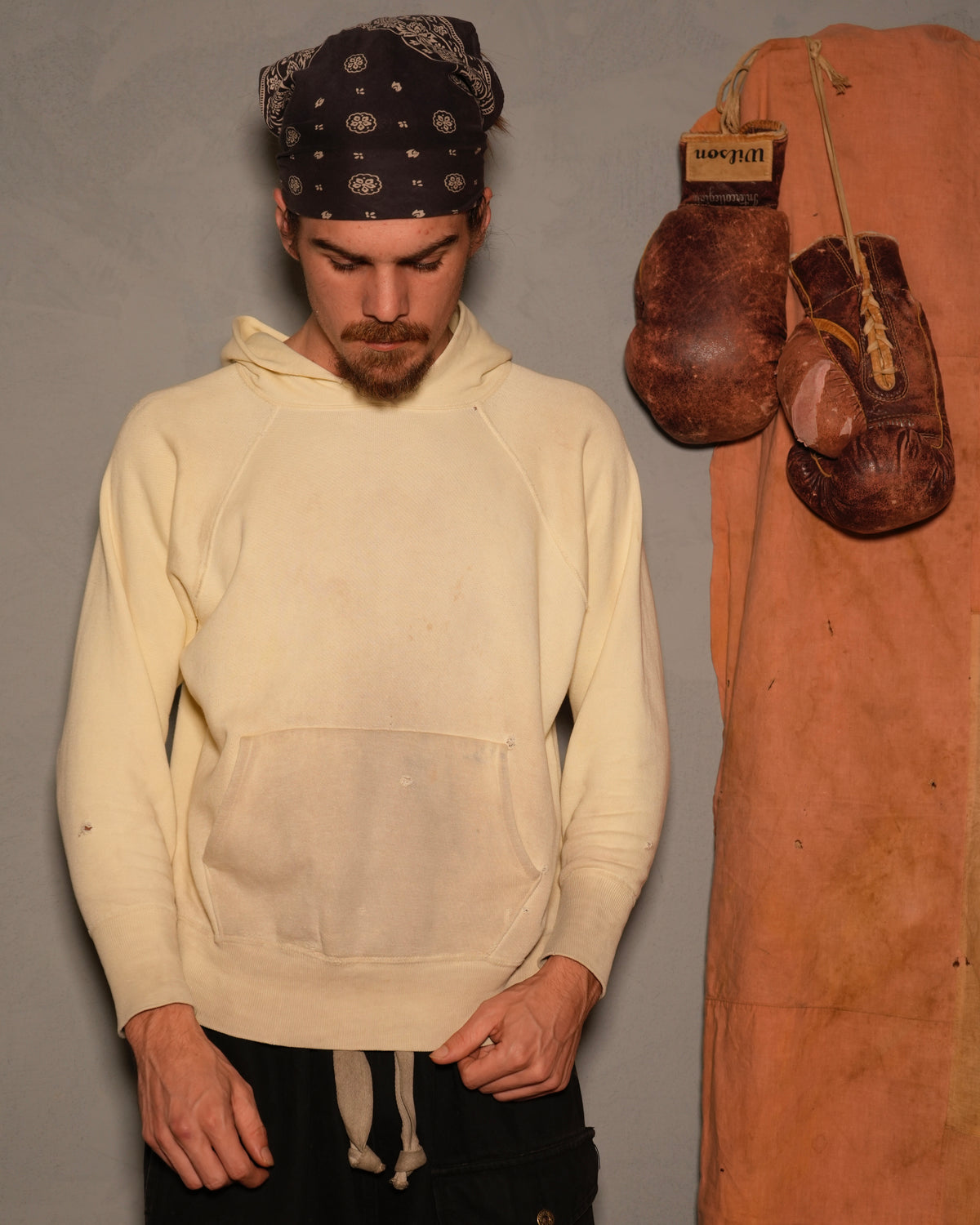50s Faded Yellow Hoodie