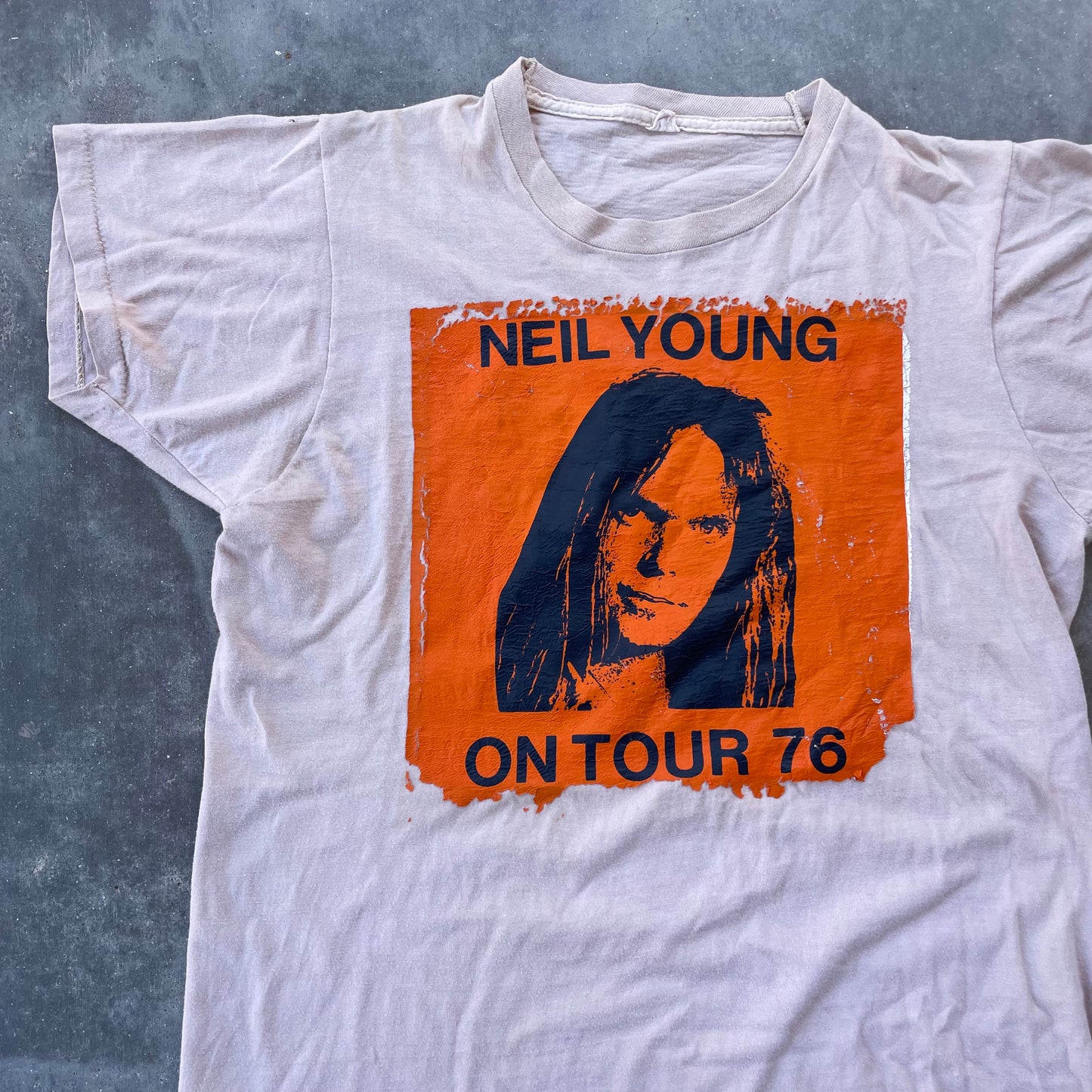 1976 Neil Young Parking Lot Tour T-shirt