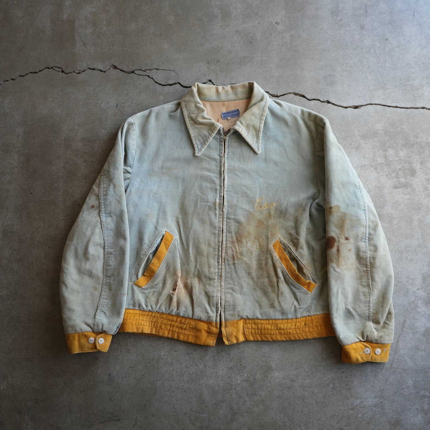50s two tone corduroy jacket