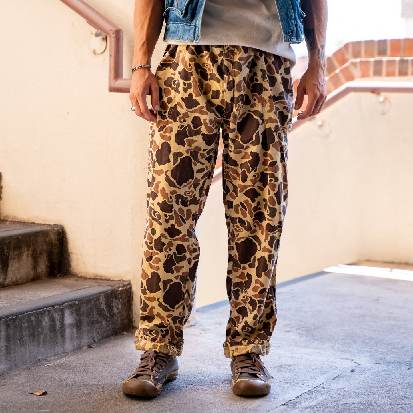 70s duck camo hunting pants