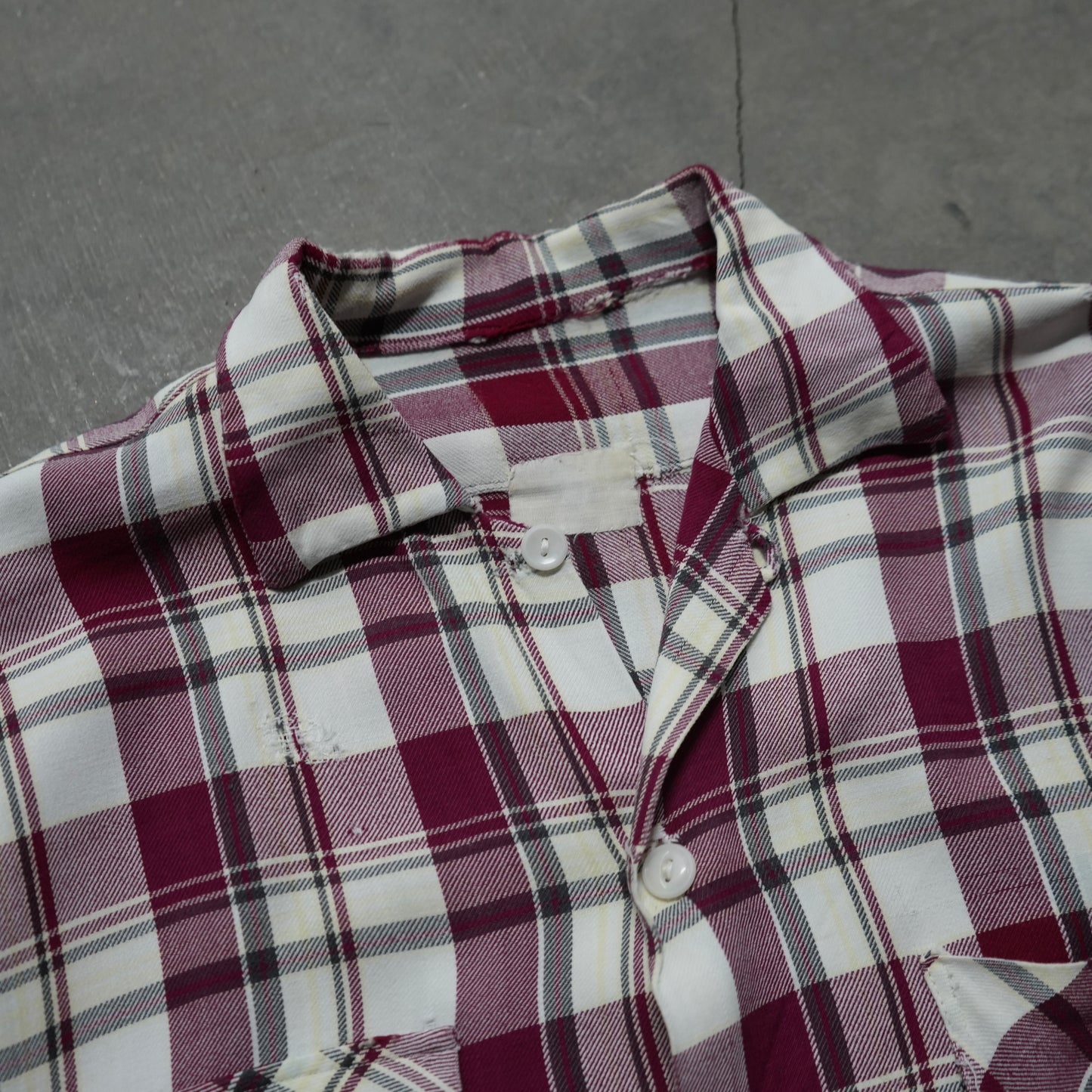 50s rayon flannel