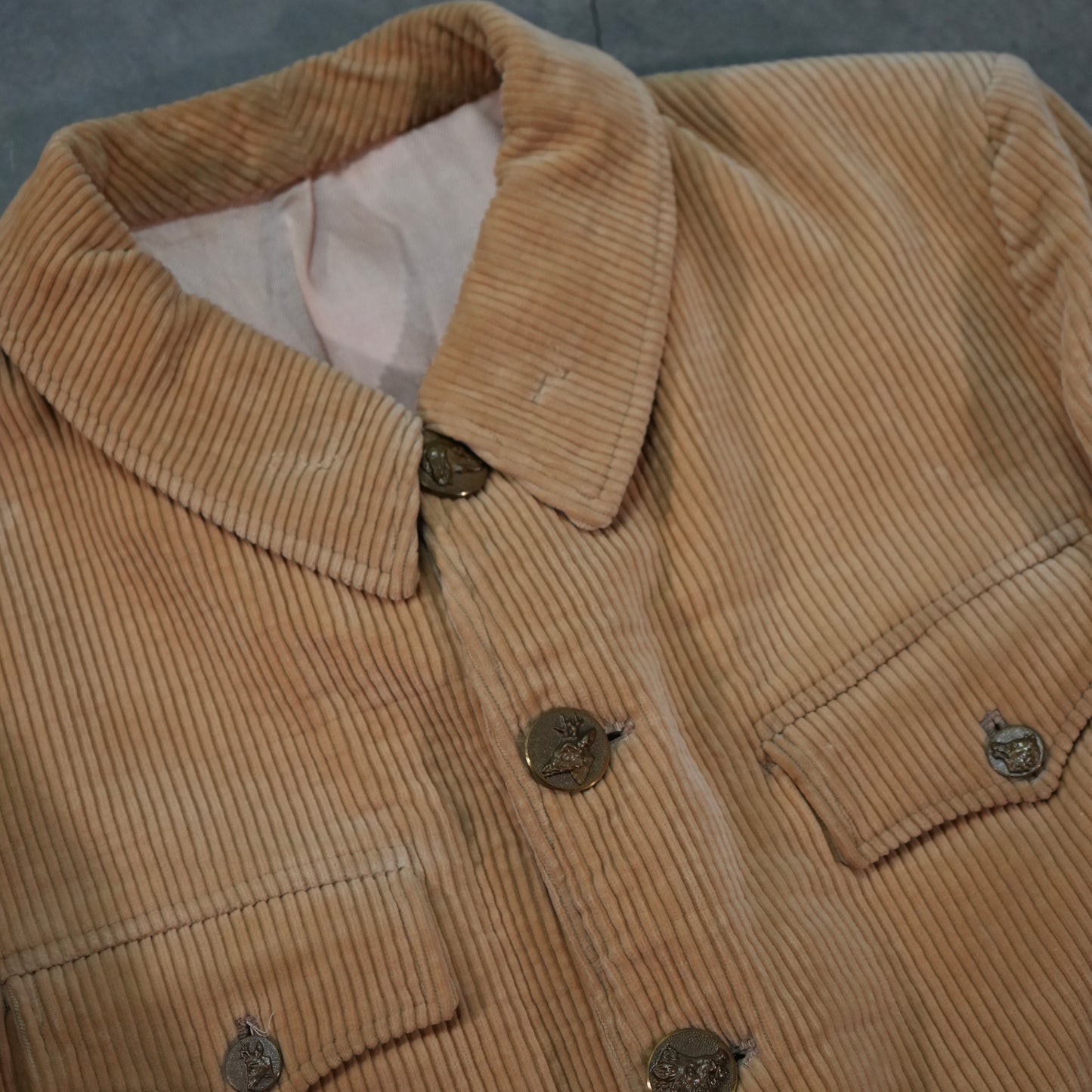 40s french corduroy hunting jacket