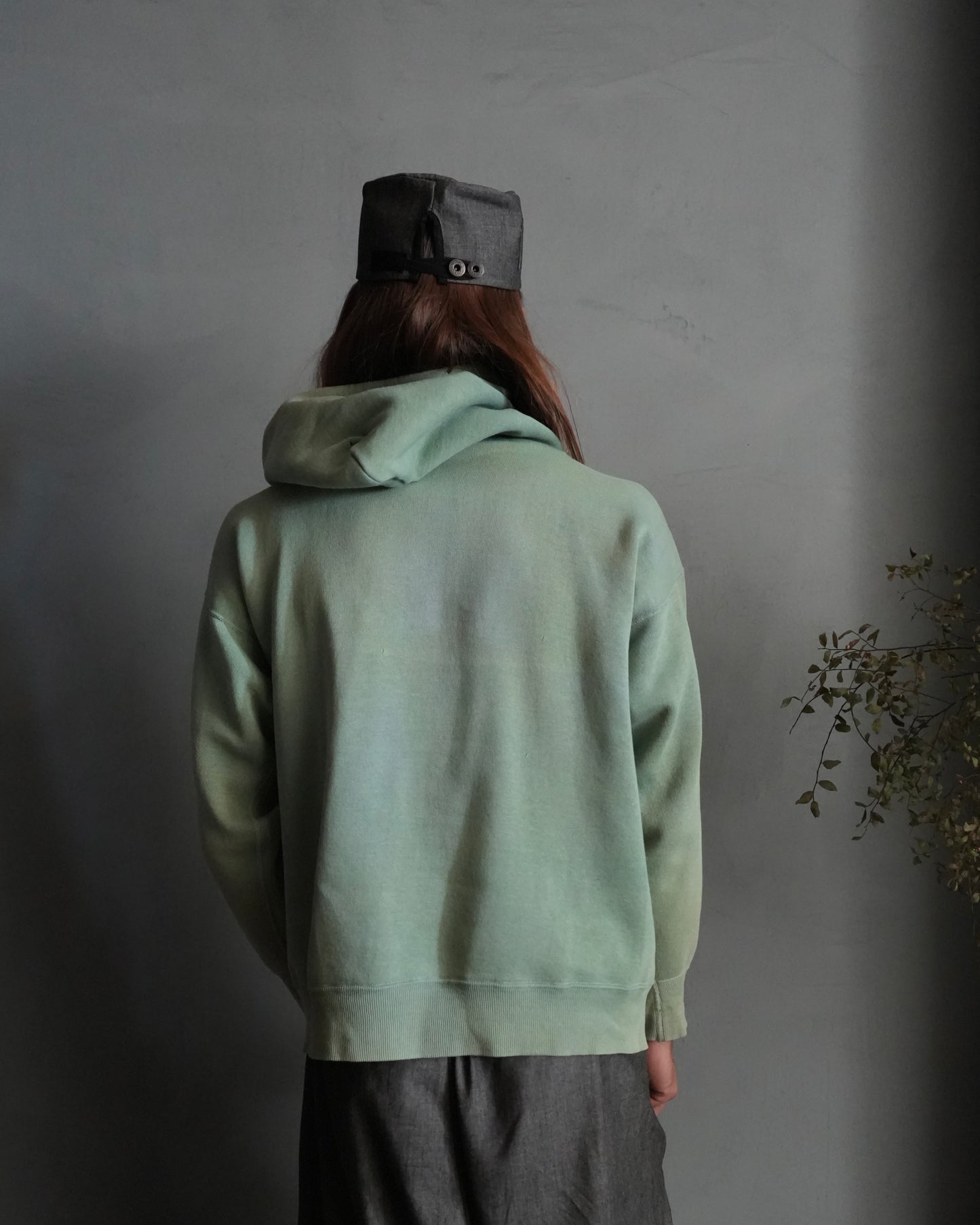60s Faded Green Hoodie