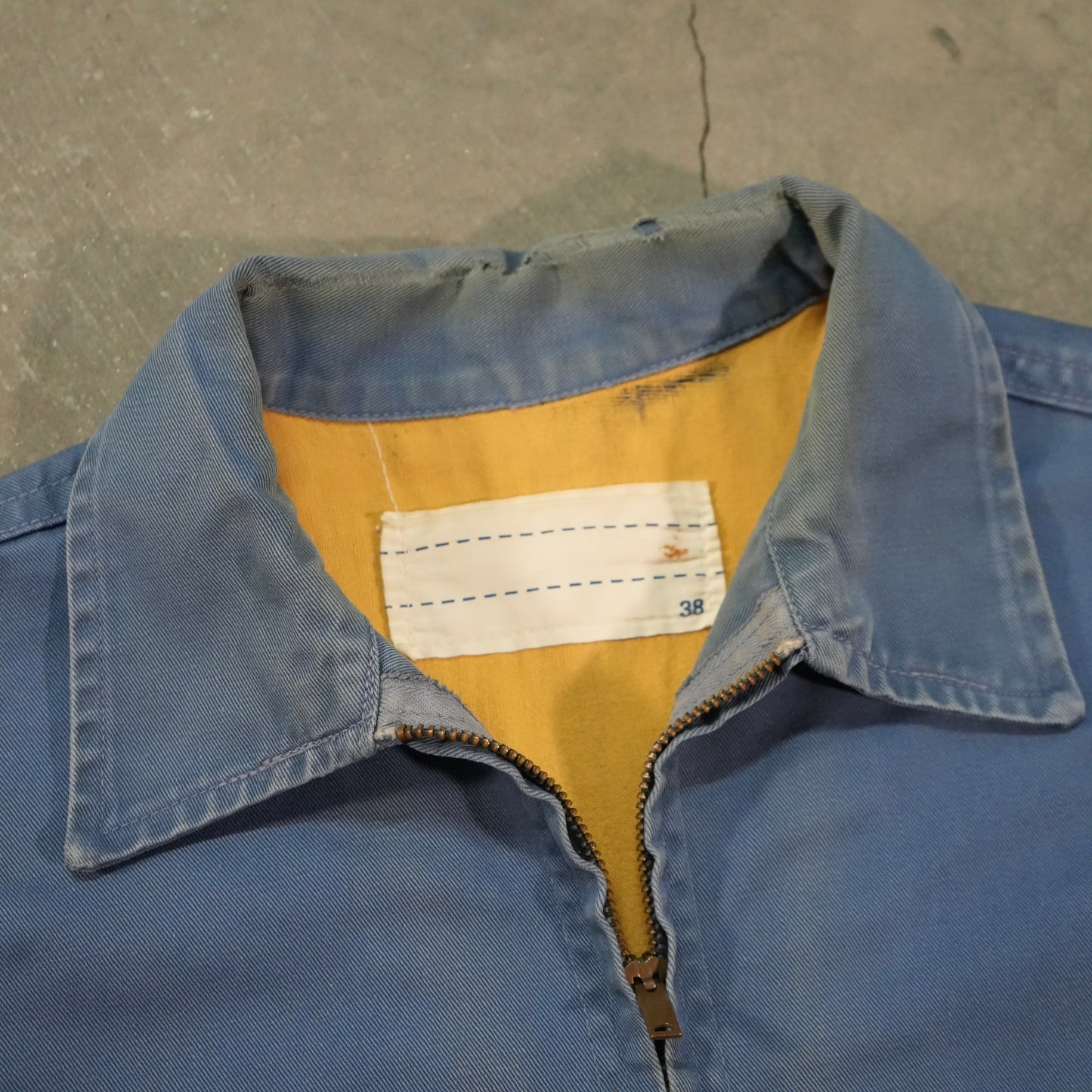 50s cotton lined two pocket work jacket