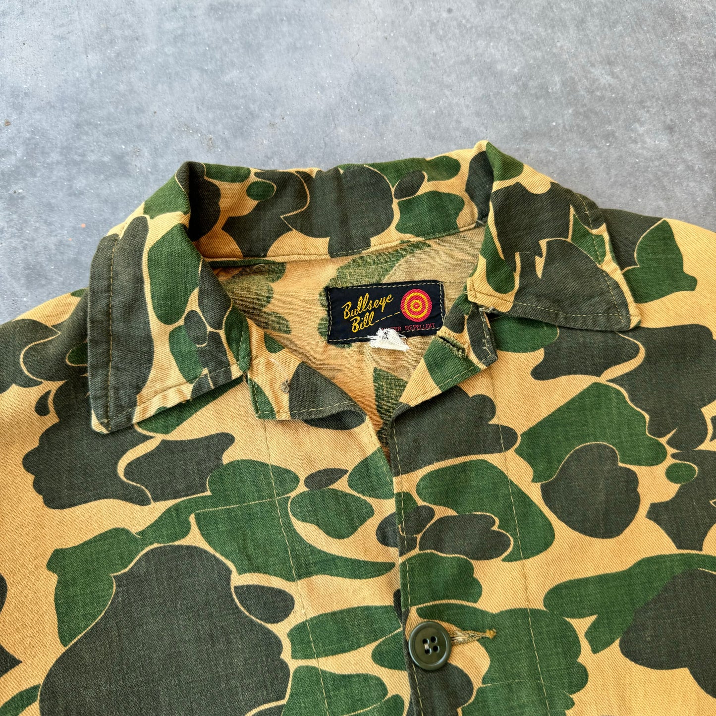 50s bullseye bill camo shirt