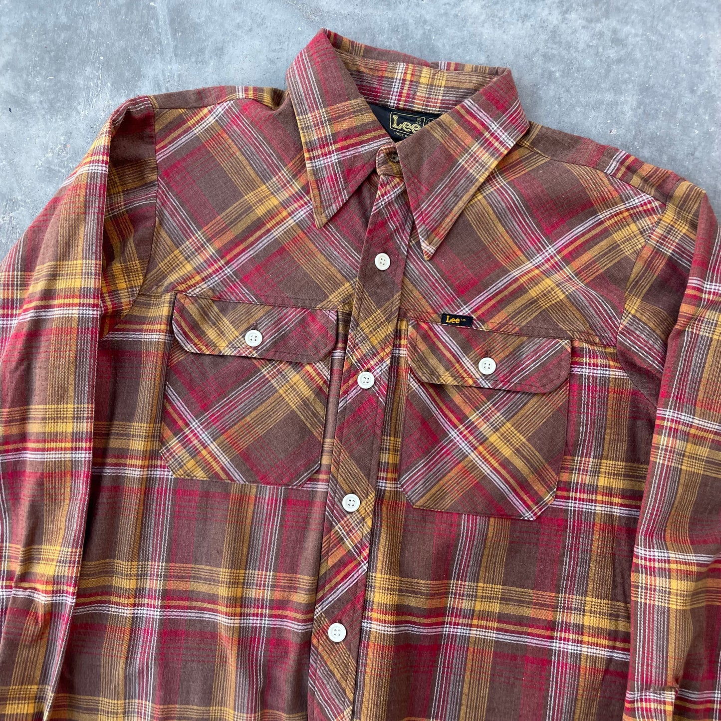 70’s Lee Plaid Shirt