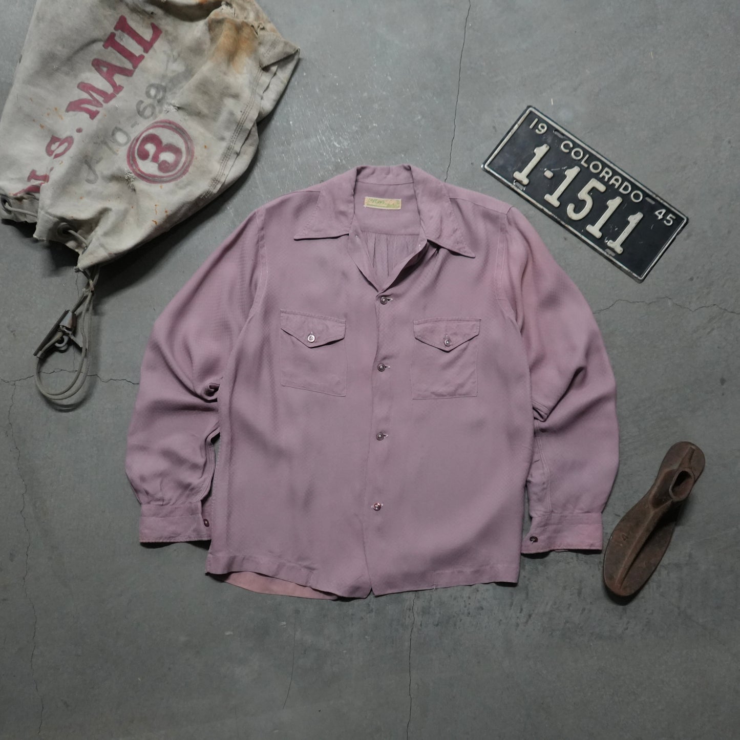 50s la playa by marlboro rayon shirt