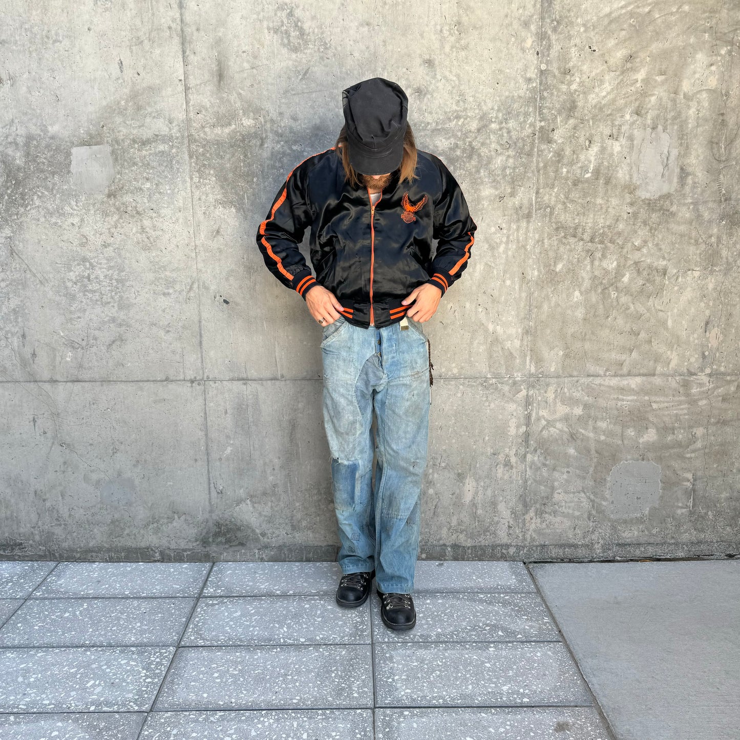 Harley Davidson Satin Bomber Jacket