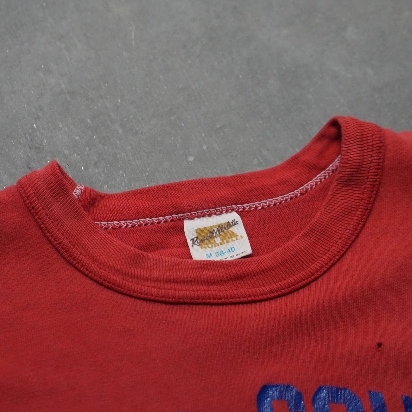 70s russell wrestling tee