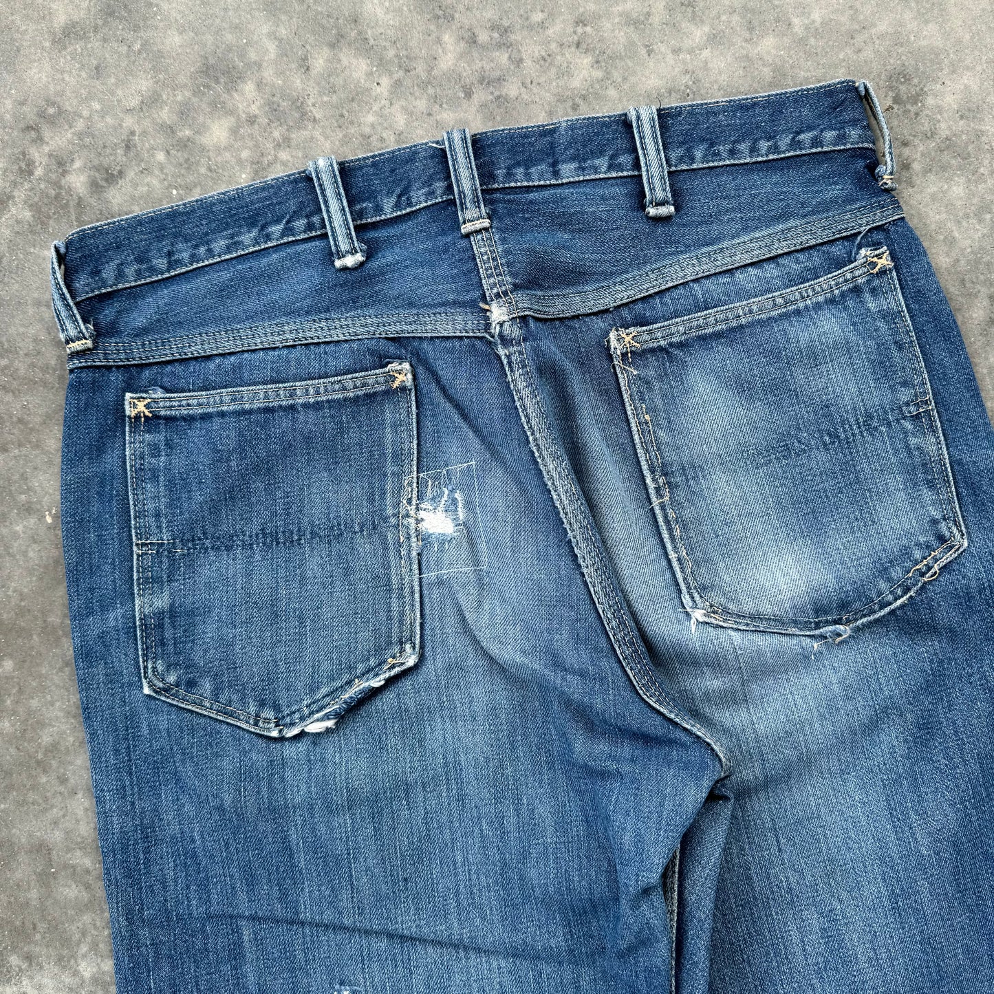 60s union made jeans