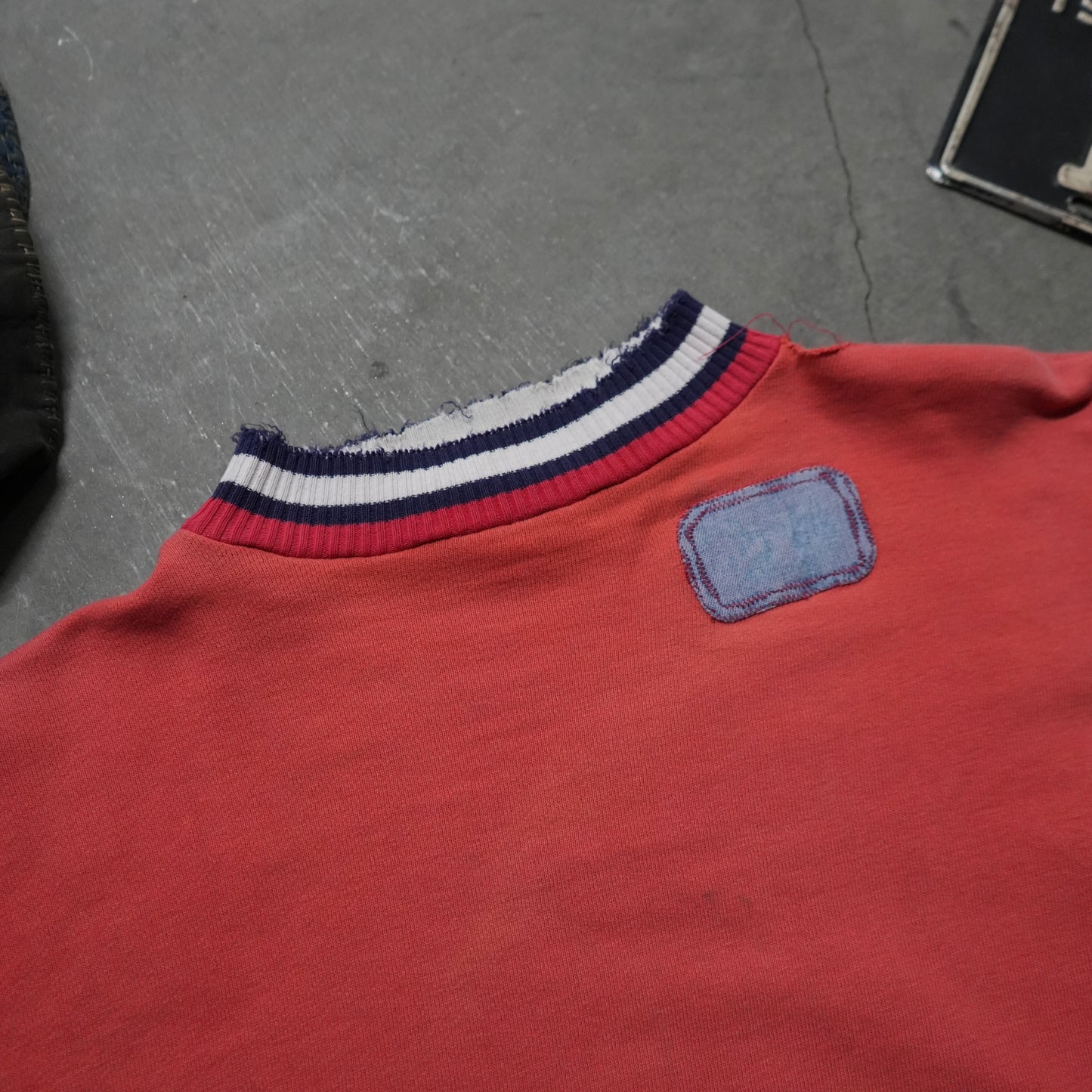 60s healthknit striped cuff sweat