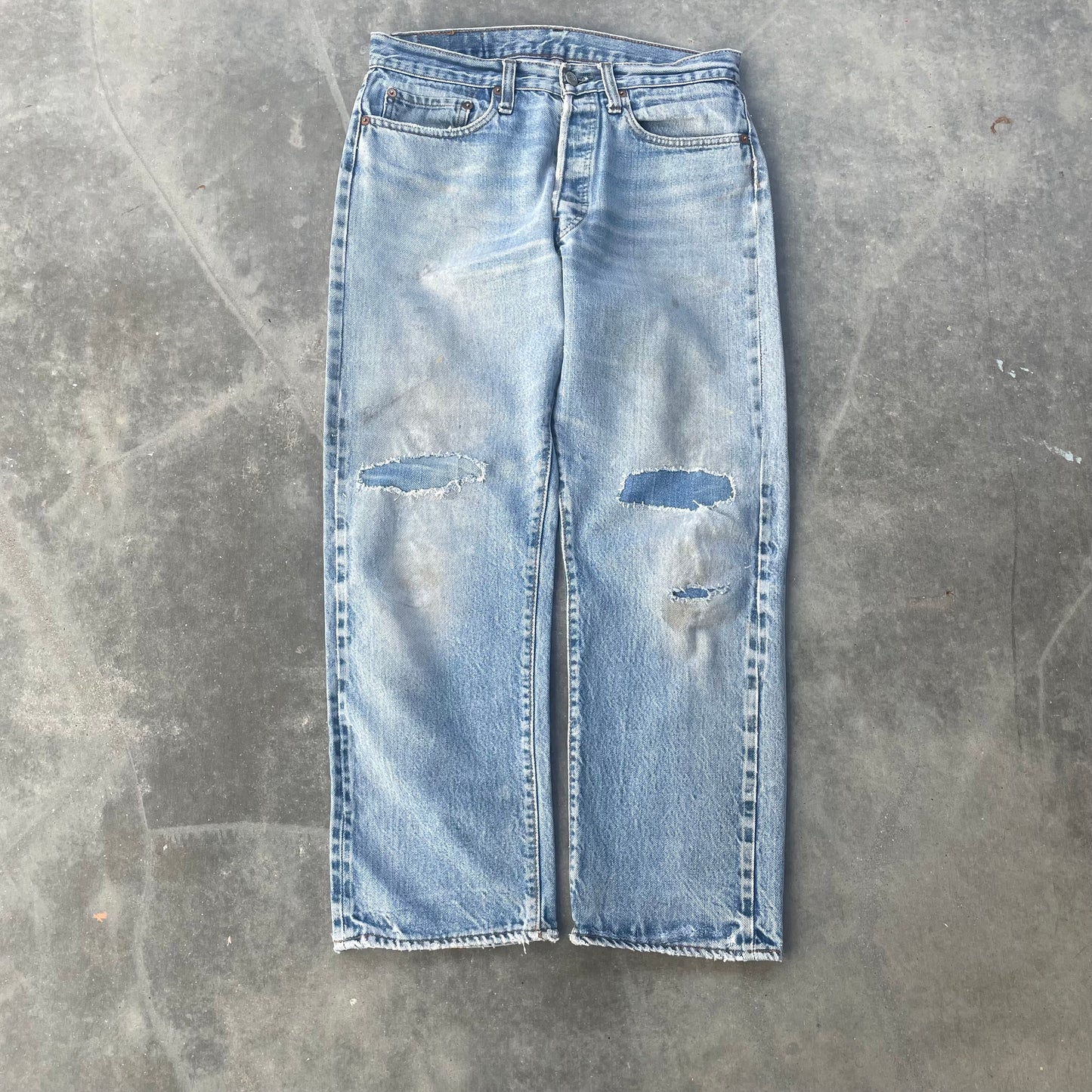 Levi’s Selvedge Patchwork Denim Jeans