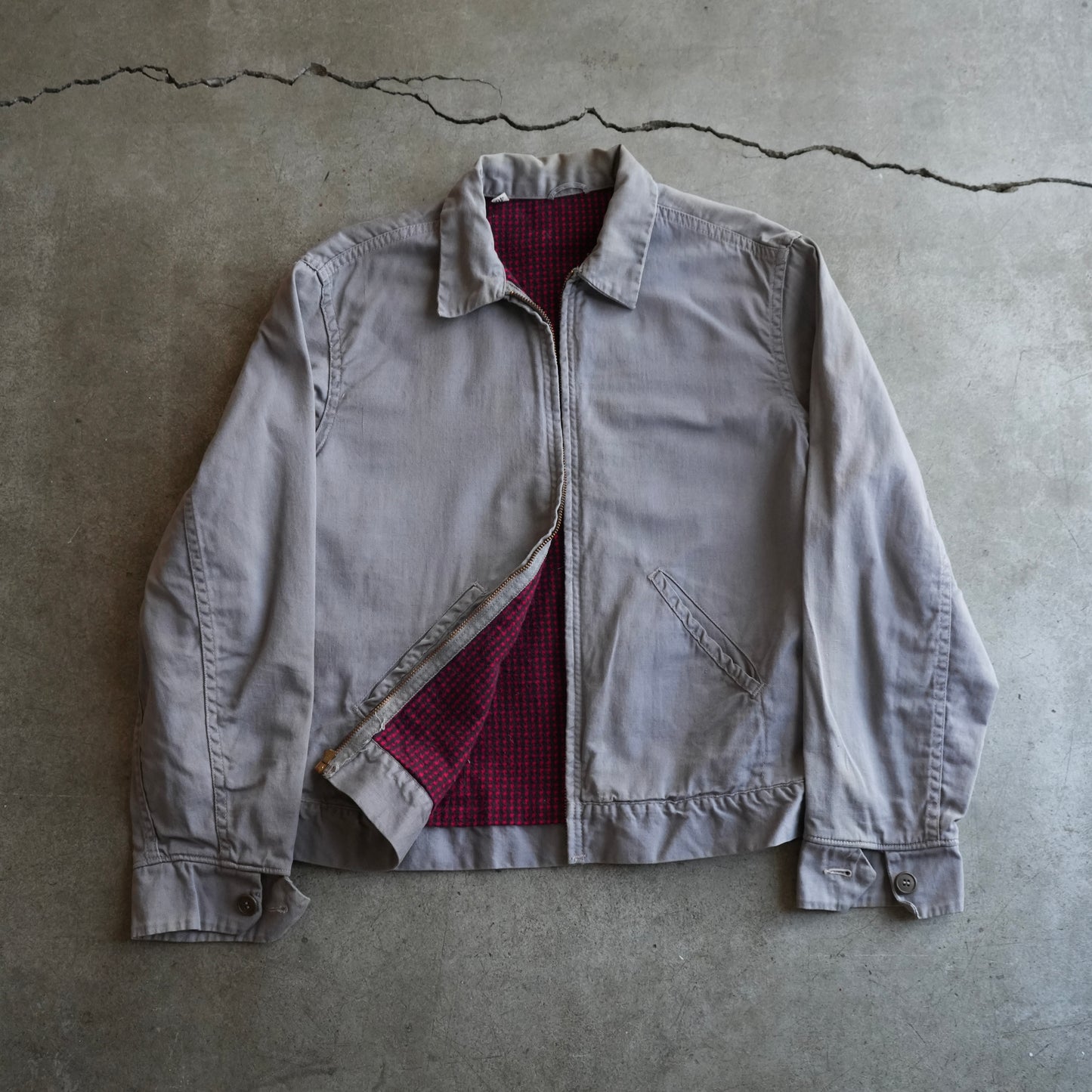 50s cropped cotton jacket