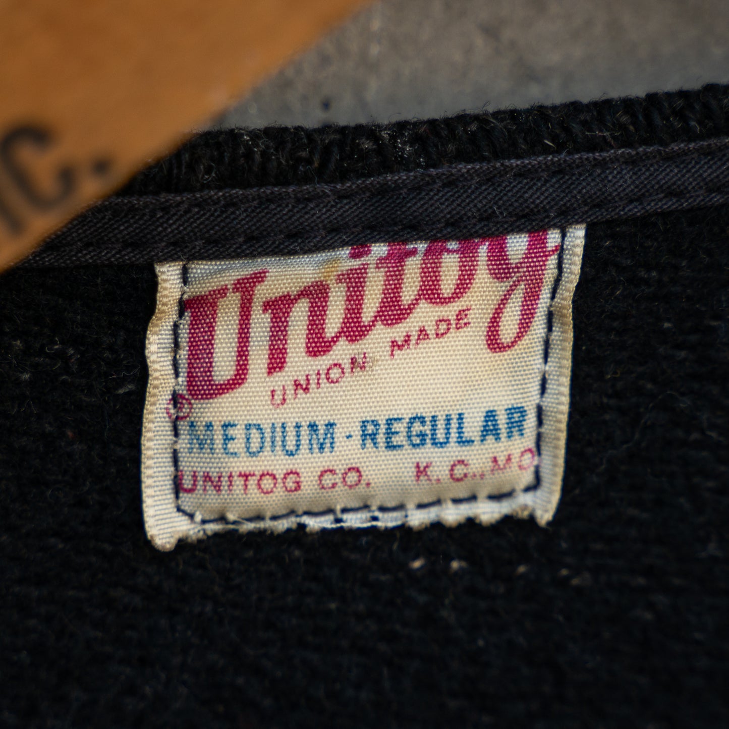 50s unitog wool zip up