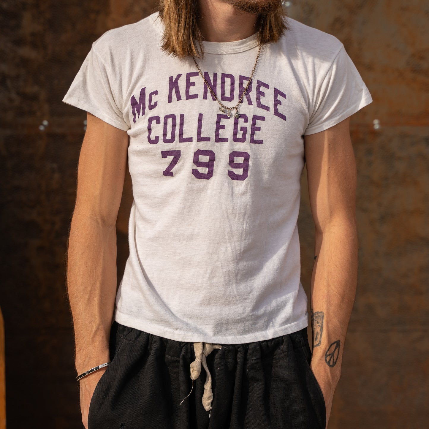 50s wilson mc kendree college tee