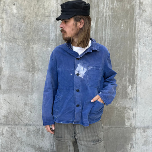 French Herringbone Twill Chore Jacket