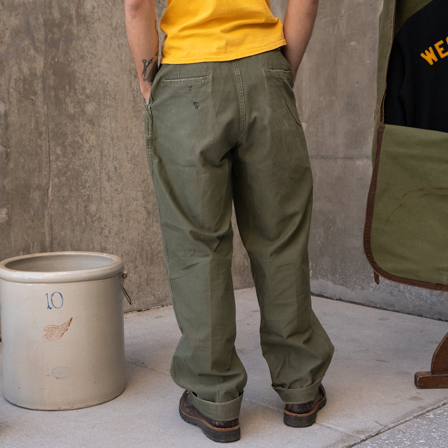 50s military pants