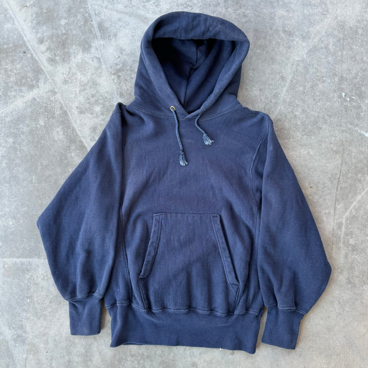 80s champion lands end reverse weave hoodie