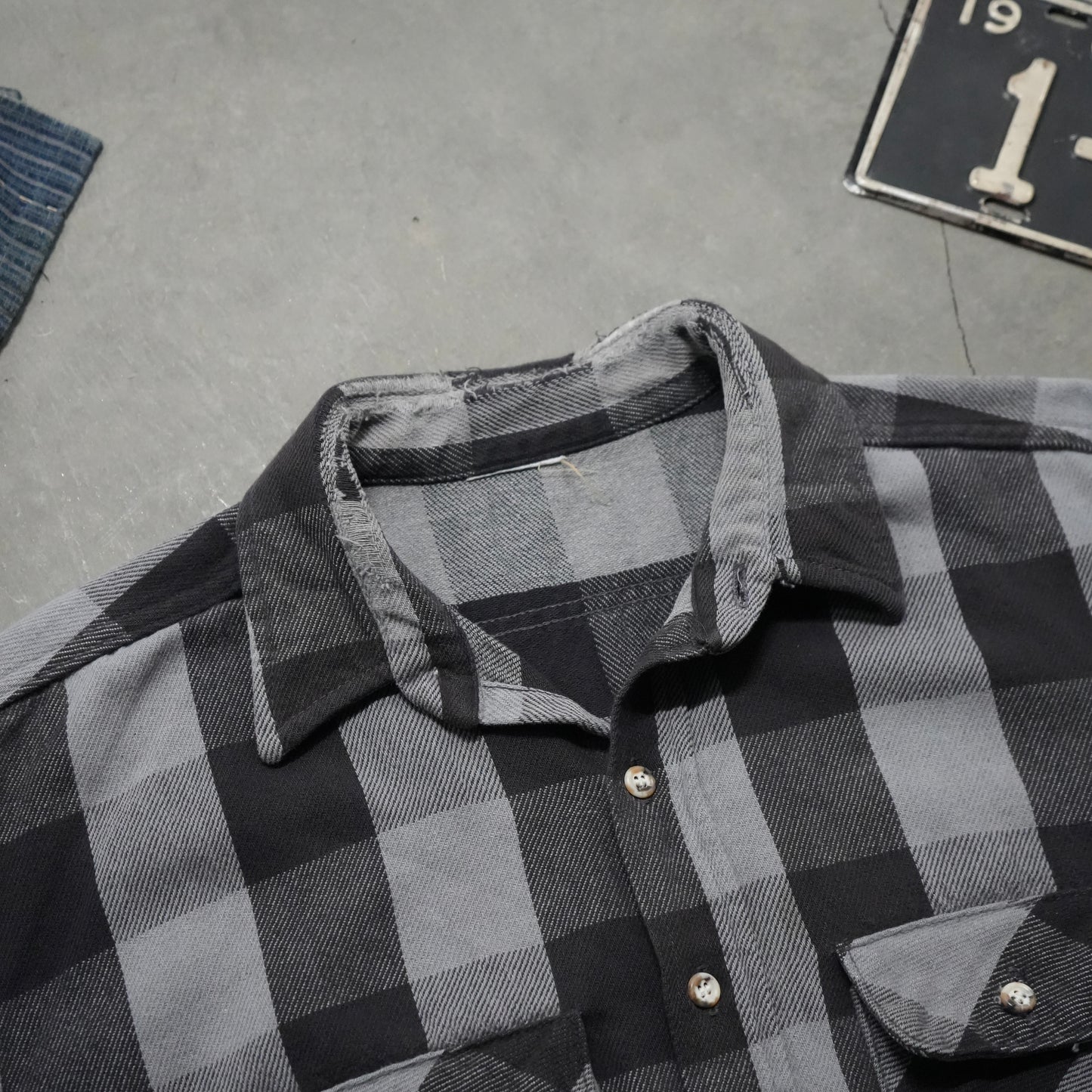 80s cotton flannel
