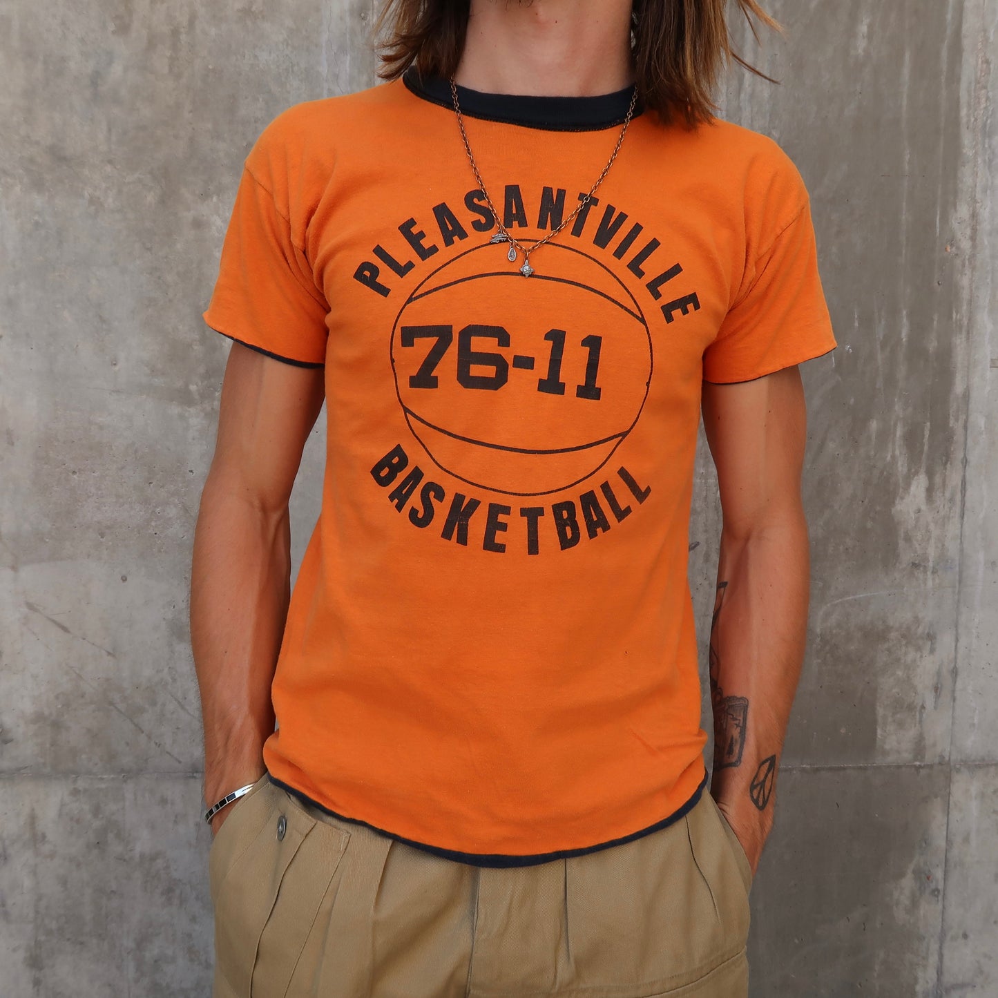 70’s ‘Plesantville Basketball’  Reversible T-shirt