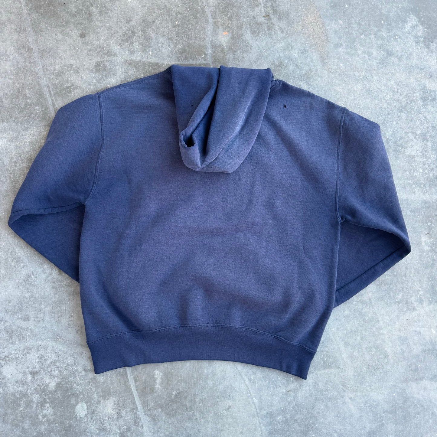 90s faded navy russell hoodie